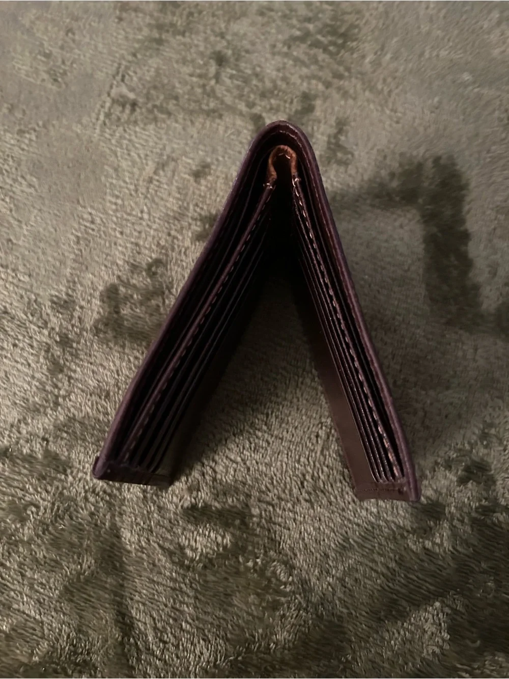 Vintage El Nandu Tradicional Handmade Argentina Bifold Wallet- All Leather